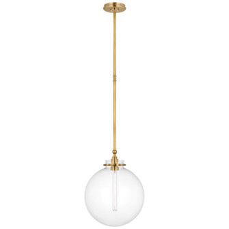 Parkington LED Pendant in Antique-Burnished Brass (268|CHC5542ABCG)