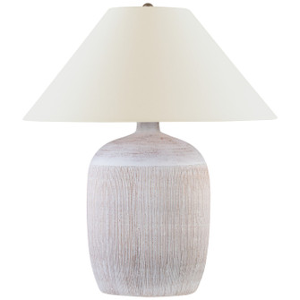 Portis LED Table Lamp in White Washed Terracotta (268|CHA8662WWTL)