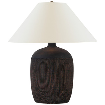 Portis LED Table Lamp in Black Wash Terracotta (268|CHA8662BWTL)