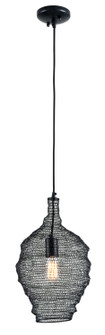 Wabi Sabi One Light Pendant in Black (67|F6775SBK)