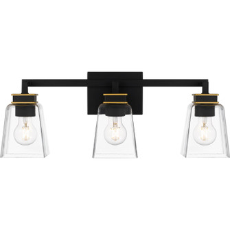 Almany Three Light Bath in Matte Black (10|ALY8623MBK)
