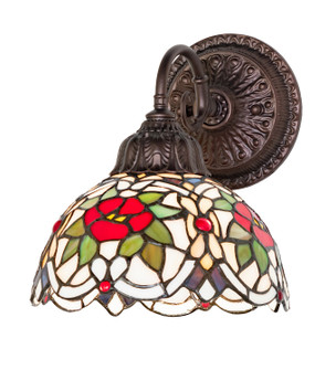 Renaissance Rose One Light Wall Sconce in Mahogany Bronze (57|274135)