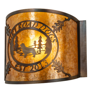 Personalized One Light Wall Sconce in Burnished Copper (57|271583)