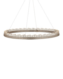 Pleiades One Light Chandelier in Contemporary Silver Leaf/Contemporary Silver/Clear (142|90001221)