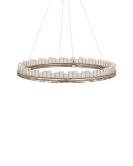 One Light Chandelier in Contemporary Silver Leaf/Contemporary Silver/Clear (142|90001220)