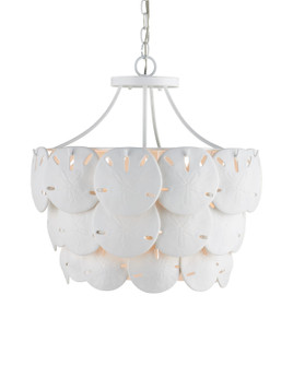 Tulum Three Light Chandelier in White/Sugar White (142|90001202)
