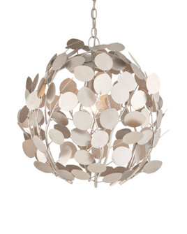 Lunaria One Light Chandelier in Contemporary Silver Leaf (142|90001198)