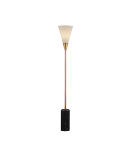 One Light Floor Lamp in Black/Brushed Brass (142|80000155)