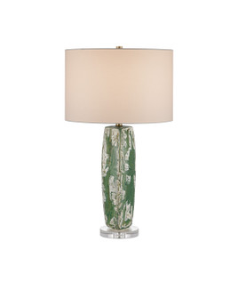 One Light Table Lamp in Matte Green Smoke/Clear (142|60000966)