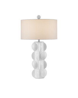 One Light Table Lamp in White (142|60000962)