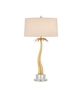 Two Light Table Lamp in Contemporary Gold Leaf/Clear (142|60000961)