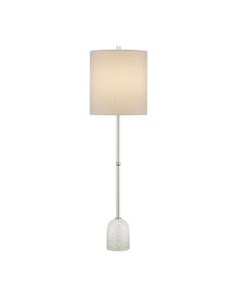 One Light Table Lamp in Clear Crackle/Polished Nickel (142|60000950)