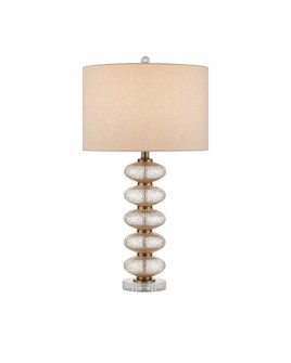 Zebulon One Light Table Lamp in Clear with Gold Speckles/Contemporary Gold Leaf (142|60000945)