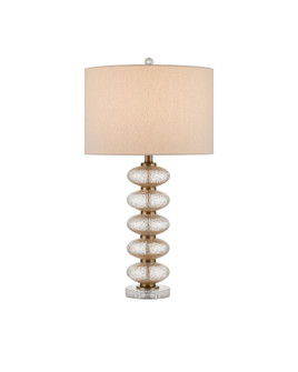 One Light Table Lamp in Clear/Gold/Antique Brass (142|60000945)