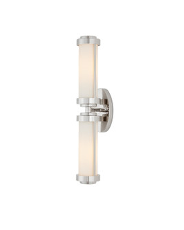Two Light Wall Sconce in Polished Nickel/Opaque (142|58000043)