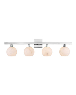 Bombelles Four Light Bath Bar in Polished Nickel/Natural (142|58000037)
