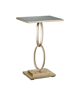 Accent Table in Champagne/Antique Mirror (142|40000189)