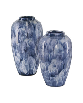 Vase Set of 2 in Blue/White (142|12000882)