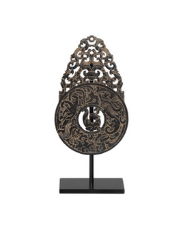 Han Dynasty Jade Symbol in Bronze/Black (142|12000862)