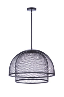 Sculptural Statement Pendants LED Pendant in Flat Black (46|P1006FBLED)