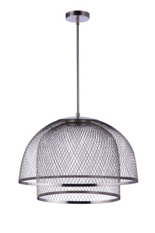 Sculptural Statement Pendants LED Pendant in Brushed Polished Nickel (46|P1006BNKLED)