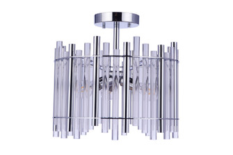 Reveal Three Light Semi Flush Mount in Chrome (46|59253CH)