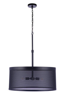 Mesh Four Light Pendant in Flat Black (46|58994FB)