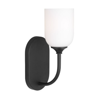 Emile One Light Vanity in Midnight Black (1|GLV1021EN3MBK)