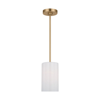 Rhett One Light Mini Pendant in Satin Brass (1|GLP1001EN3SB)