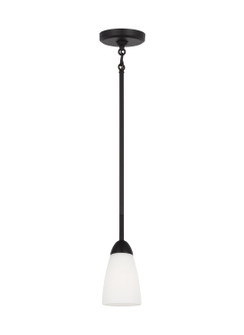 Seville One Light Mini Pendant in Midnight Black (1|6120201EN3112)