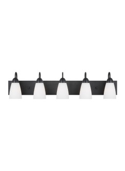 Seville Five Light Wall / Bath in Midnight Black (1|4420205EN3112)