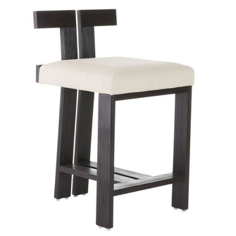 Enola Counter Stool in Natural/Ebony/Antique Brass (314|FSI15)
