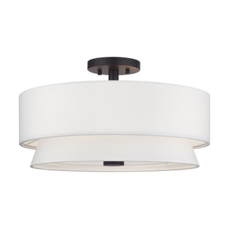 Fontana Four Light Semi-Flush Mount in Bronze (107|6002707)