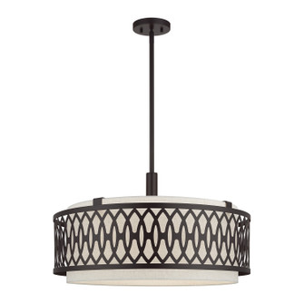 Vistaview Five Light Pendant Chandelier in English Bronze (107|5343592)