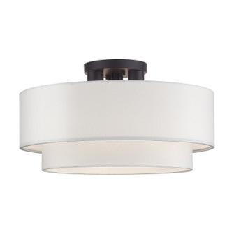 Manorwood Three Light Semi-Flush Mount in Bronze (107|5030607)