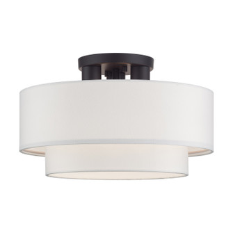 Manorwood Three Light Semi-Flush Mount in Bronze (107|5030507)