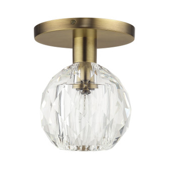 Whitfield One Light Semi-Flush Mount in Natural Brass (107|4632008) Whitfield One Light Semi-Flush Mount in Natural Brass (107|4632008)