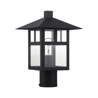 Crestlake One Light Outdoor Post Top Lantern in Textured Black (107|2132514)