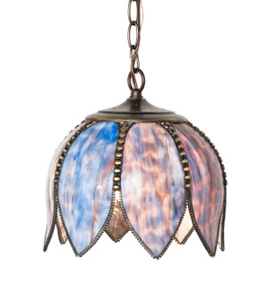 Tulip One Light Pendant in Craftsman Brown On Brass Mahogany Bronze (57|275927)