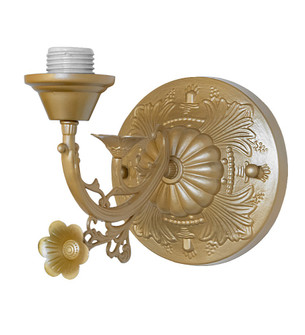 Victorian One Light Wall Sconce Hardware in Sahara Gold (57|274733)