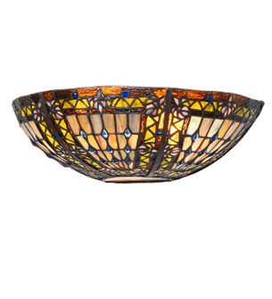 Fleur-De-Lis Two light Wall Sconce in Mahogany Bronze (57|273727)
