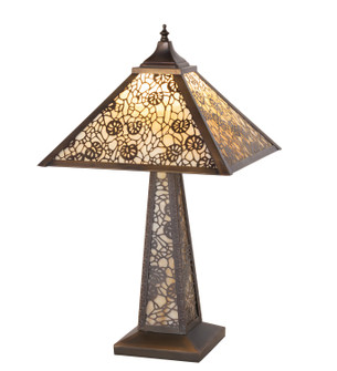 Lotus Leaf One Light Table Lamp in Antique Copper (57|231503)