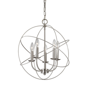 Williamsport Five Light Chandelier in Brushed Nickel (45|1515CH20)