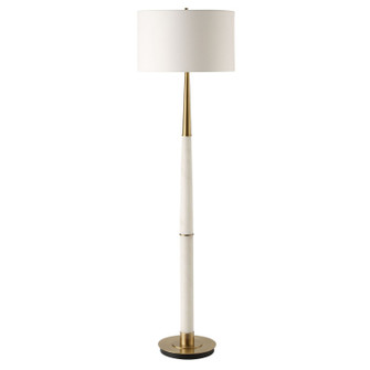 Faro One Light Floor Lamp in Brushed Antique Brass (52|30374)