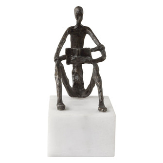 Sit Back, Relax And Read Sculpture in Dark Brown (52|18162)