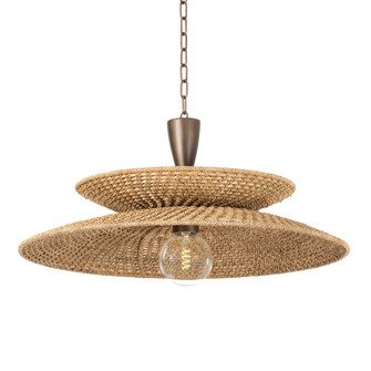 Landry One Light Pendant in Bronze Leaf (67|F1830BRL)