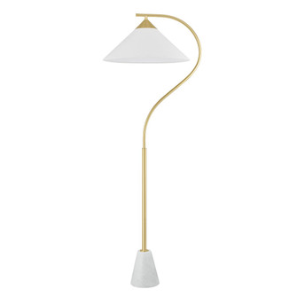 Bianca One Light Floor Lamp in Aged Brass (428|HL930401AGB)