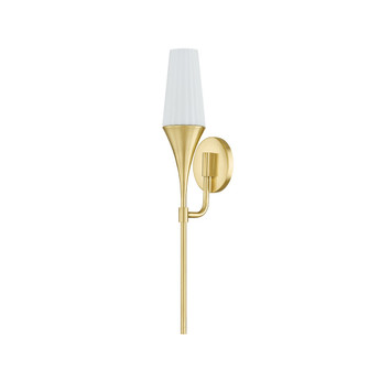 Luisa One Light Wall Sconce in Aged Brass (428|H928101AGB)