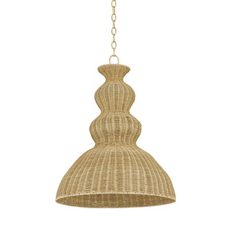 Mayla One Light Pendant in Aged Brass (428|H919701LAGB)