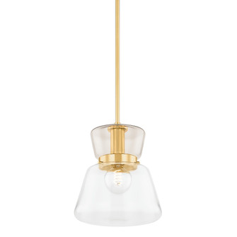 Elodie One Light Pendant in Aged Brass (428|H910701SAGB)